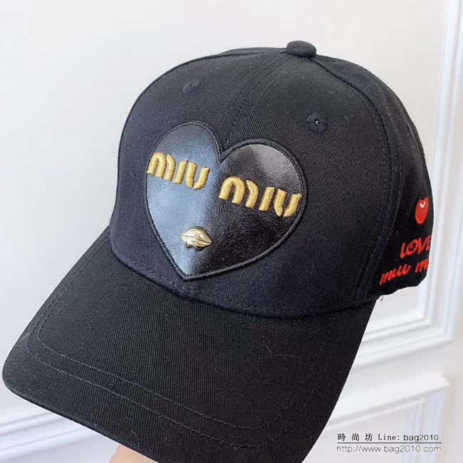 miu miu 爆新款 時尚百搭棒球帽 四季可戴 LLWJ7007